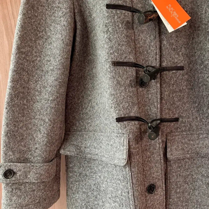 [BUNJANG] PLAC Jeans Gray Wool Blend Long Coat / 새상품)플랙진 울혼방 떡볶이코트 남자 남성 PLAC Jeans