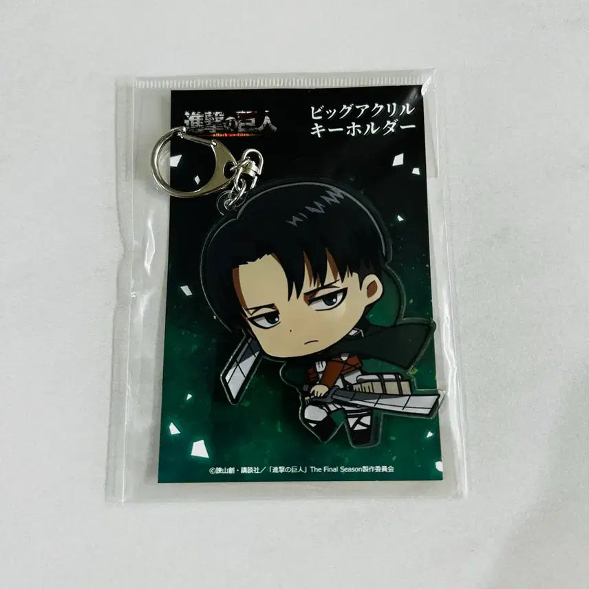 [BUNJANG] Attack on Titan Levi Ackerman Acrylic Key Holder / 진격의 거인 리바이 아커만 빅 아크릴 키홀더