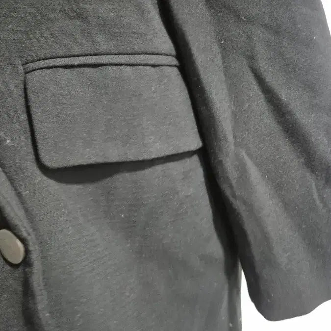 [BUNJANG] Black Double Button Jacket / 블랙 더블 버튼 자켓