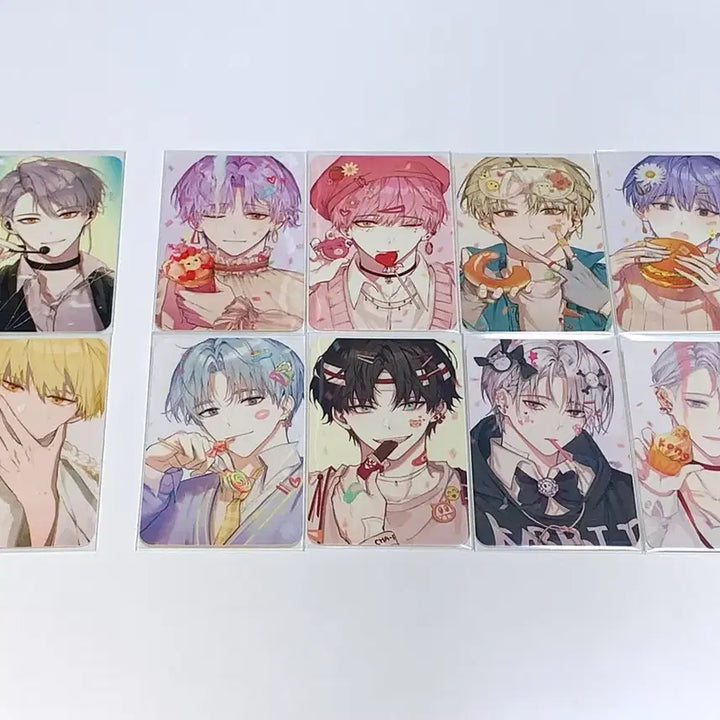 [BUNJANG] TeStar Yoon Moon Dae Photocard and Decor Set / 데못죽 윤님 문대포카 및 데코라와 포카 세트