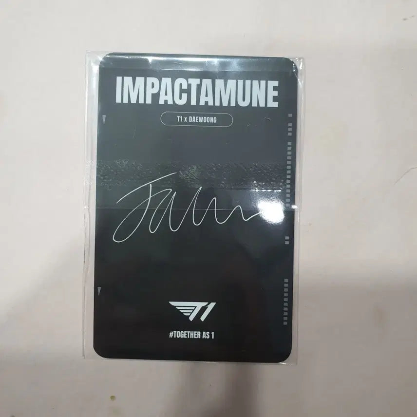 [BUNJANG] T1 Faker Photocard Sealed / T1 임팩타뮨 페이커 포카 미개봉