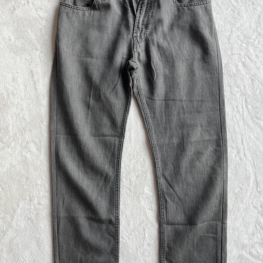[BUNJANG] Armani Collezioni Gray Unisex Jeans / 아르마니 꼴레지오니 청바지 그레이 남녀공용