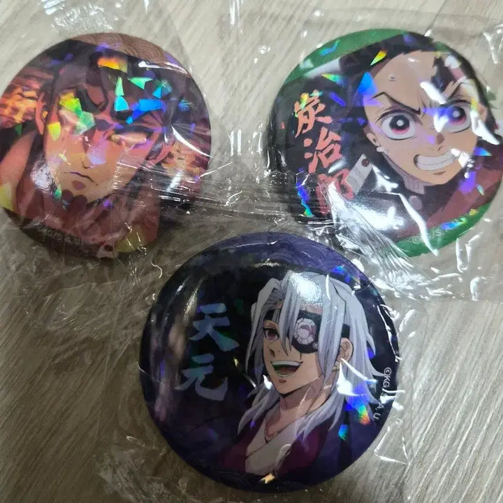 [BUNJANG] Demon Slayer Kimetsu no Yaiba Bundle Set Badges - Gyomei, Tengen, Tanjiro / 일괄 ) 귀멸의 칼날 뱃지 교메이 텐겐 탄지로