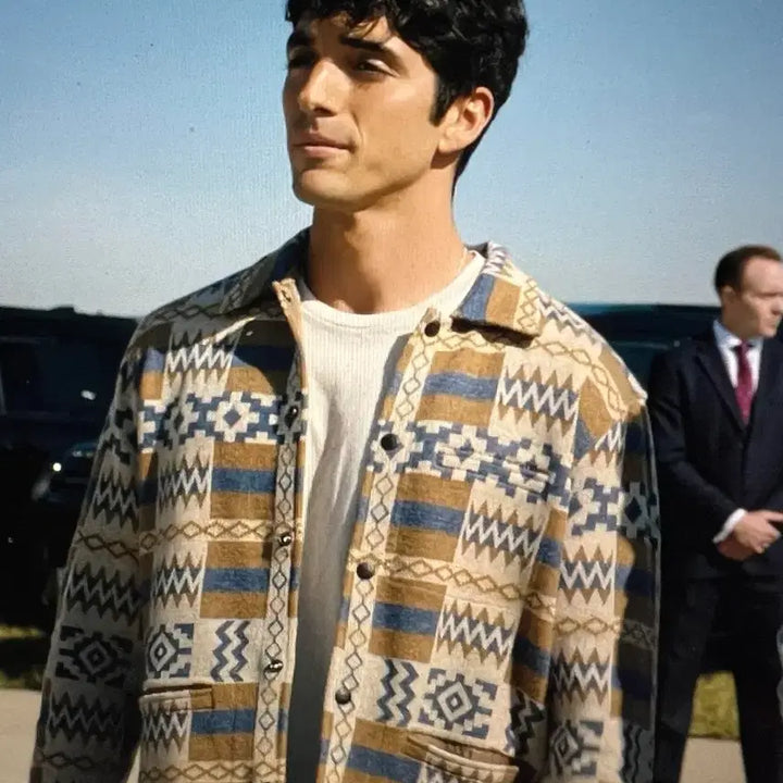 [BUNJANG] RRL Western Jacquard Sweater Jacket L / 더블알엘 웨스턴 자카드 스웨터 자켓 L