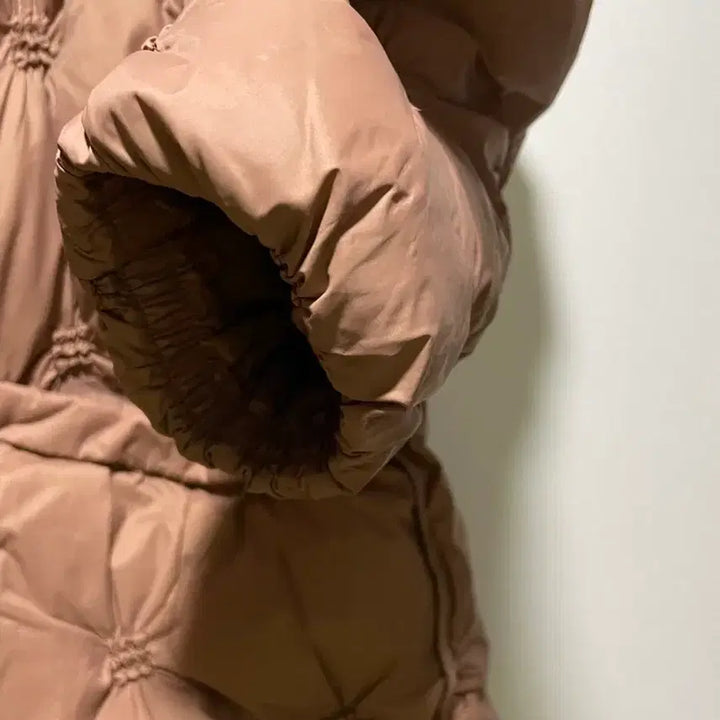 [BUNJANG] KM International Brown Quilted Duck Down Padded Jumper / 케이엠 인터네셔널 브라운 퀼팅 오리털 패딩 점퍼