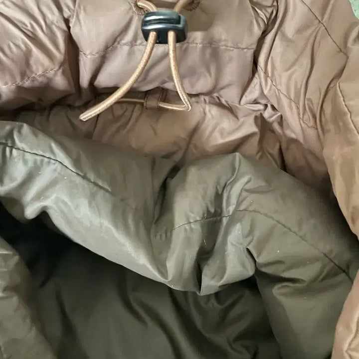[BUNJANG] KM International Brown Quilted Duck Down Padded Jumper / 케이엠 인터네셔널 브라운 퀼팅 오리털 패딩 점퍼