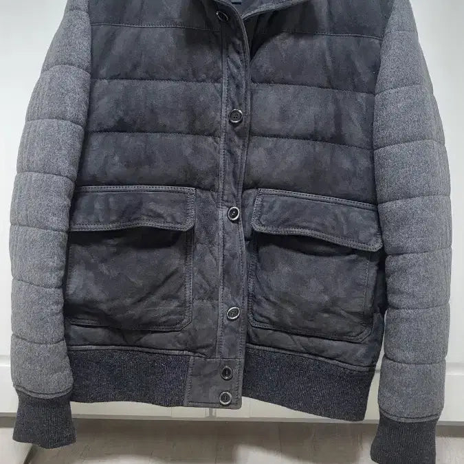 [BUNJANG] Man On The Boon Suede Down Jacket / 맨온더분 스웨이드 패딩 점퍼