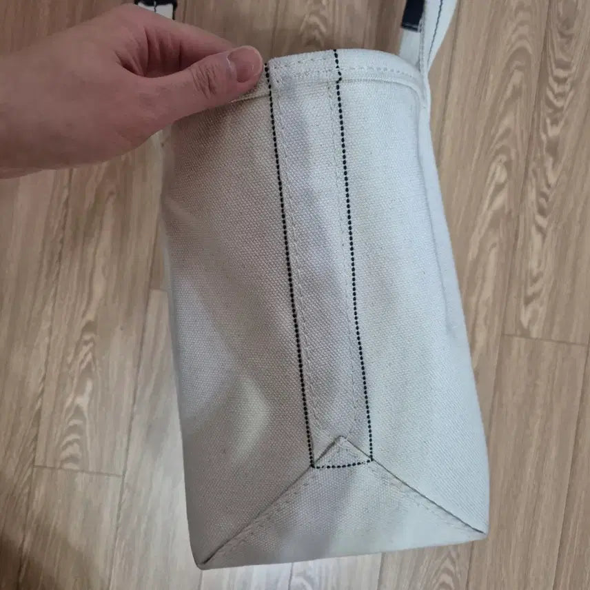 [BUNJANG] rarejem Monoline Canvas Tote Bag Plain S / rarejem monoline 레어젬 캔버스 토트백 플레인 s