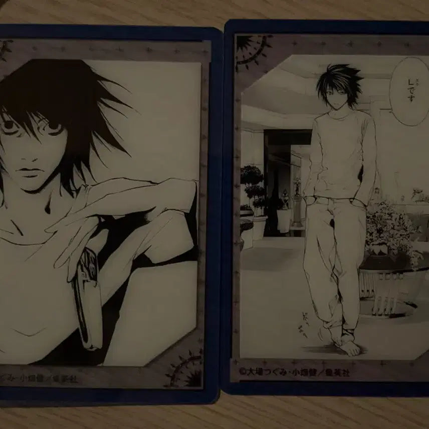 [BUNJANG] Death Note L Trading Card Clear Card Light Gem / 데스노트 엘 트레이딩 카드 후아포카 클리어 카드 라이토 gem
