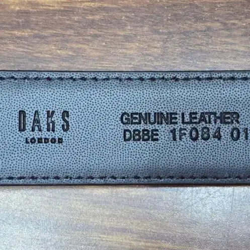 [BUNJANG] Daks Black Leather Belt (38) - New / 닥스 블랙 가죽 벨트(38)새제품입니다