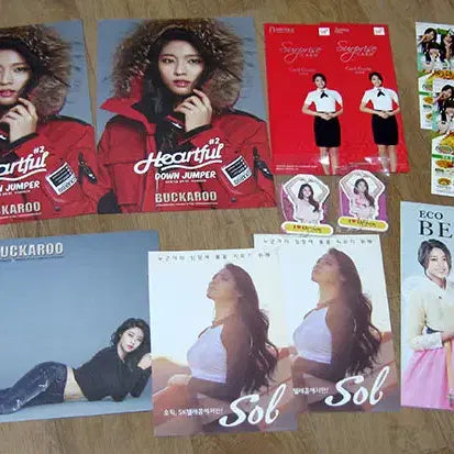 [SOLD OUT] AOA 설현 카달로그 방향제 전단지등 12종 세트 / 에이오에이