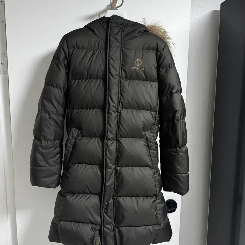 [BUNJANG] Beanpole Outdoor Duck Down Long Padded Jacket / 빈폴 아웃도어 덕다운 롱패딩 카키 95