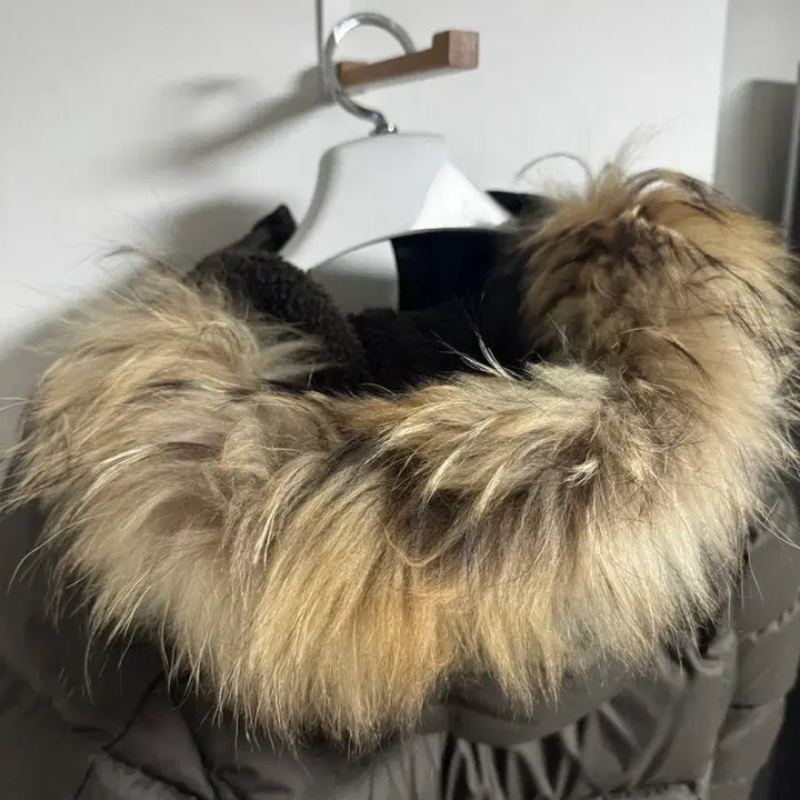 [BUNJANG] Beanpole Outdoor Duck Down Long Padded Jacket / 빈폴 아웃도어 덕다운 롱패딩 카키 95