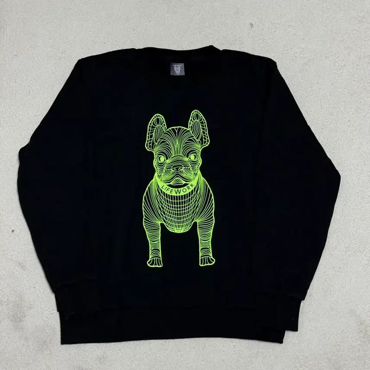 [BUNJANG] LifeWork Bulldog Sweatshirt M / 라이프워크 불독 맨투맨 M