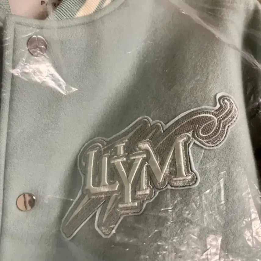 [BUNJANG] Wooyoungmi Mint Volcano Varsity Jacket (Size 50) / 우영미 민트 볼케이노 바시티 자켓 50사이즈