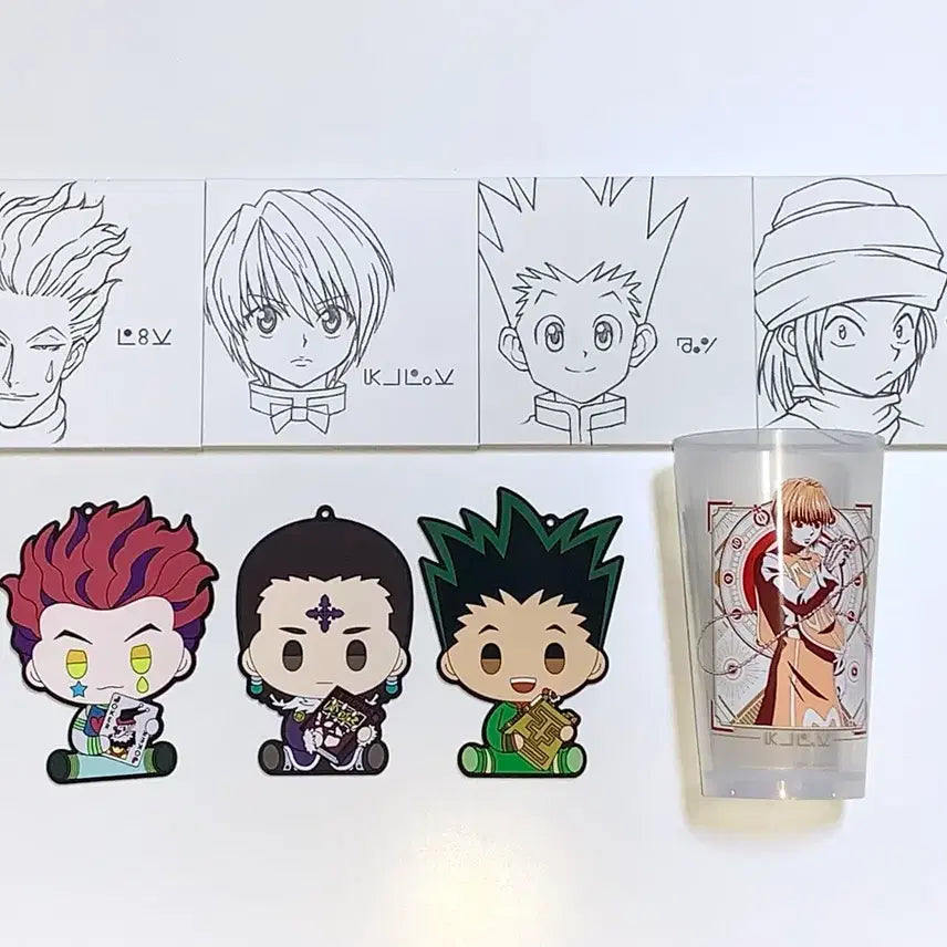 [BUNJANG] Hunter x Hunter Ichiban Kuji Illustration Board, Coaster, Tumbler Bundle / 헌터헌터 이치방쿠지 제일복권 일러스트보드 코스터 텀블러