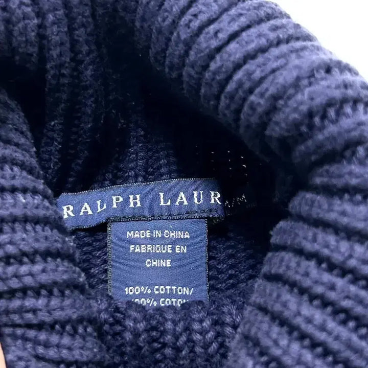 [BUNJANG] Polo Ralph Lauren American Flag Turtleneck Knit / 폴로 성조기 터틀넥 니트