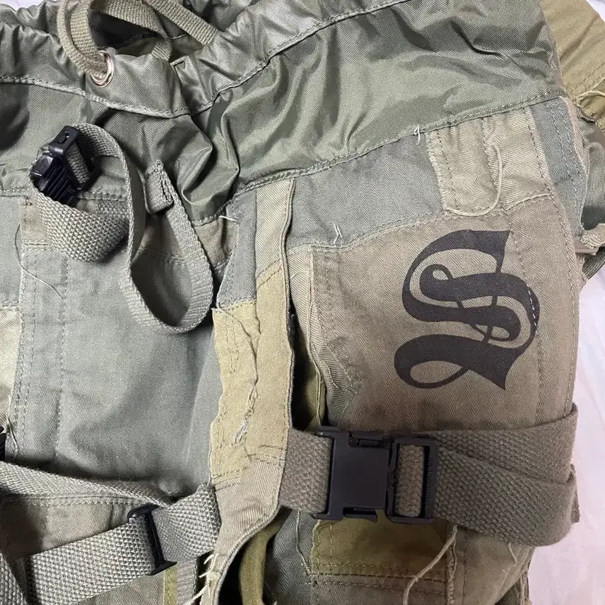 [BUNJANG] Supreme Junya Watanabe Patchwork Backpack / 슈프림 준야 와타나베 패치워크 백팩 카키