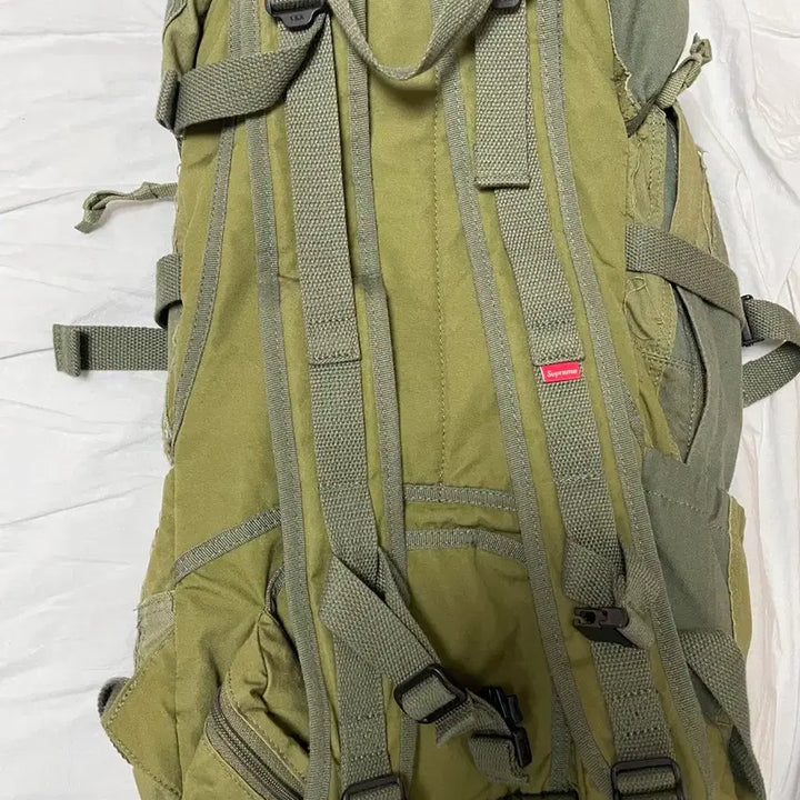 [BUNJANG] Supreme Junya Watanabe Patchwork Backpack / 슈프림 준야 와타나베 패치워크 백팩 카키