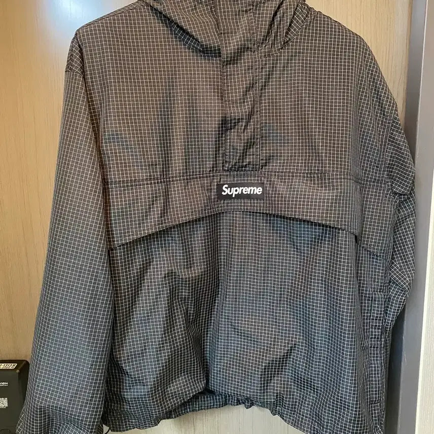 [BUNJANG] Supreme Reflective Ripstop Anorak Black (M) / (M) 25ss 슈프림 리플렉티브 립스탑 아노락 블랙