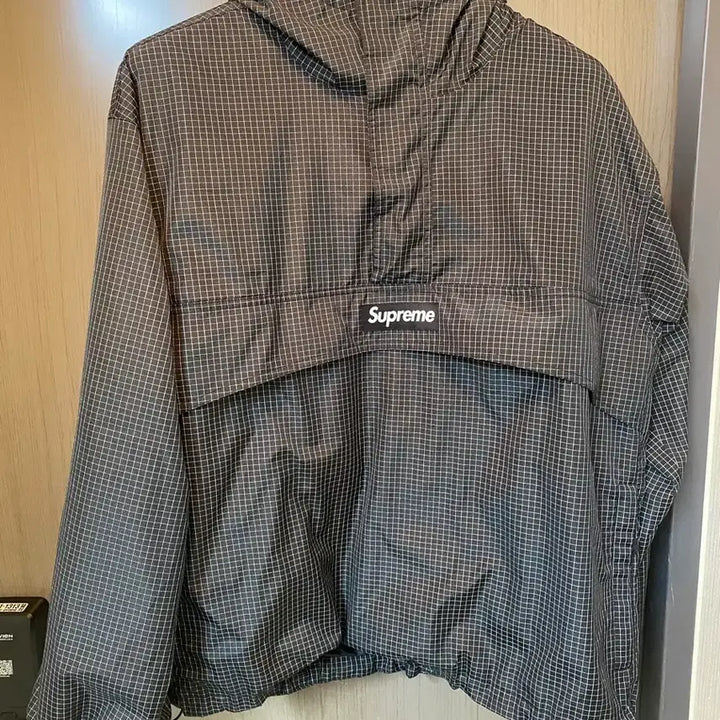 [BUNJANG] Supreme Reflective Ripstop Anorak Black (M) / (M) 25ss 슈프림 리플렉티브 립스탑 아노락 블랙