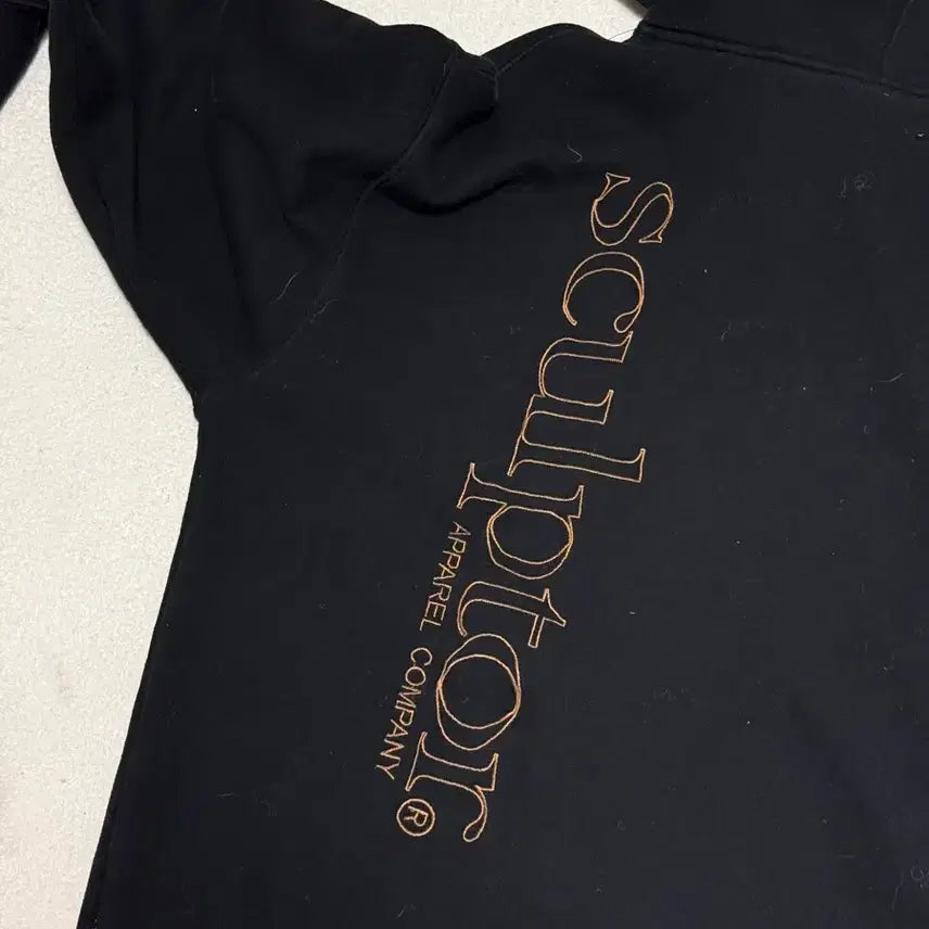 [BUNJANG] Sculptor Black Hoodie M / sculptor 스컬프터 블랙 후드티 M