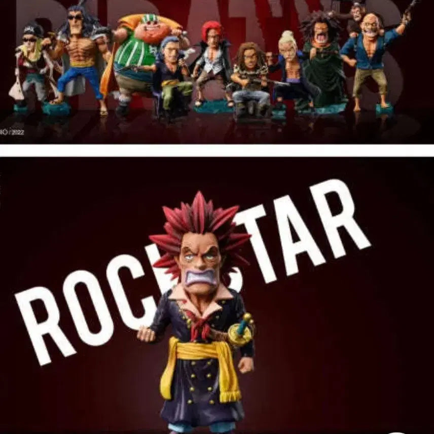 [BUNJANG] YZ Shanks Pirate Crew Resin Statue / 원피스 레진 yz샹크스해적단