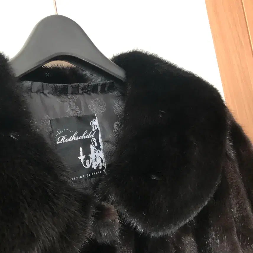 [BUNJANG] Wellmade Natural Real Mink Fur Coat / 웰메이드 둥근카라 천연 리얼밍크 퍼 모피 코트 자켓