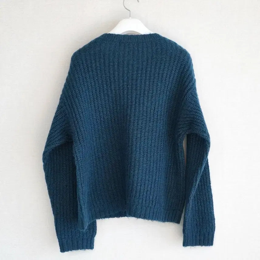 [BUNJANG] Uniqlo Loose Fit Knit Sweater Cobalt Blue / S 유니클로 루즈핏 니트 스웨터 코발트 코발트 블루