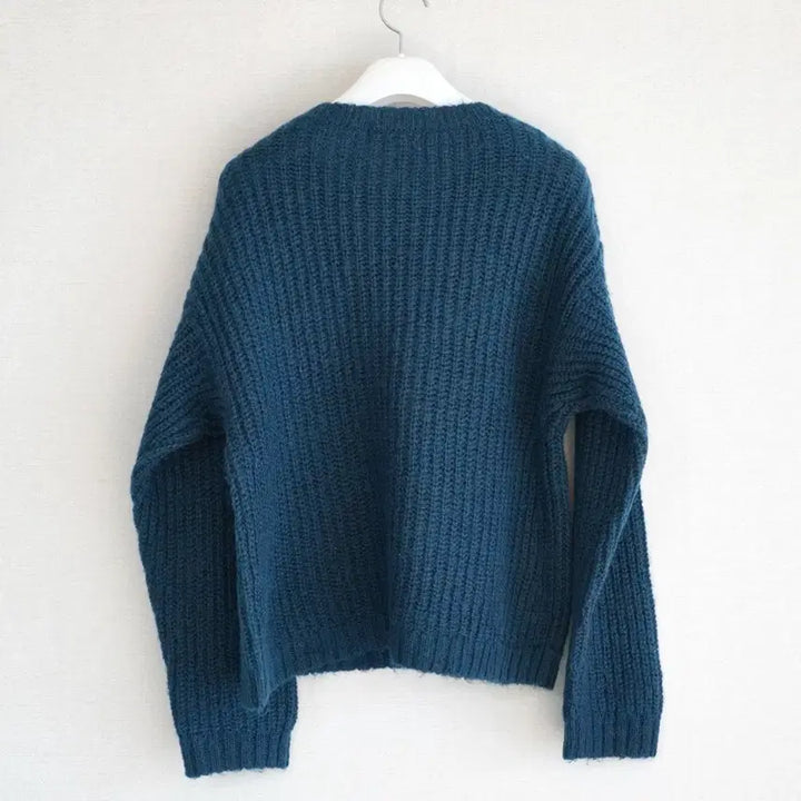 [BUNJANG] Uniqlo Loose Fit Knit Sweater Cobalt Blue / S 유니클로 루즈핏 니트 스웨터 코발트 코발트 블루