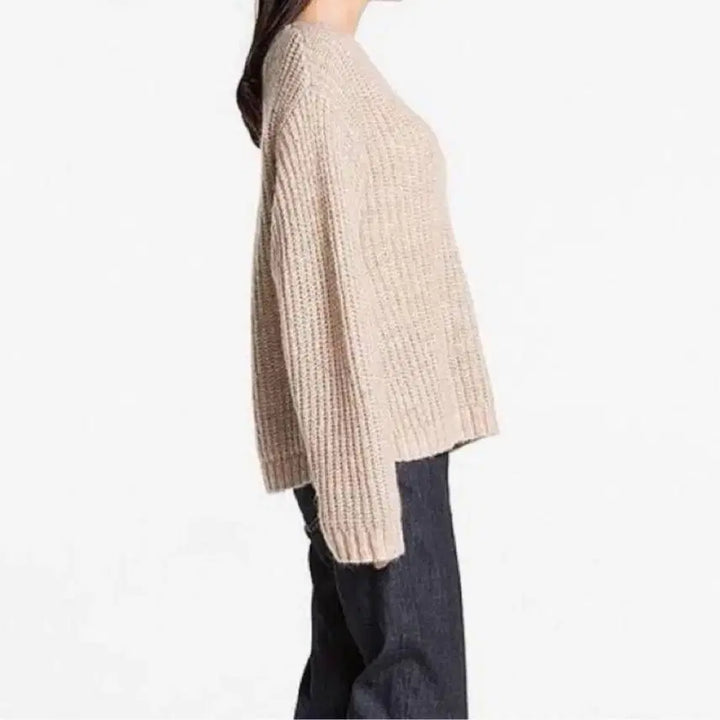 [BUNJANG] Uniqlo Loose Fit Knit Sweater Cobalt Blue / S 유니클로 루즈핏 니트 스웨터 코발트 코발트 블루
