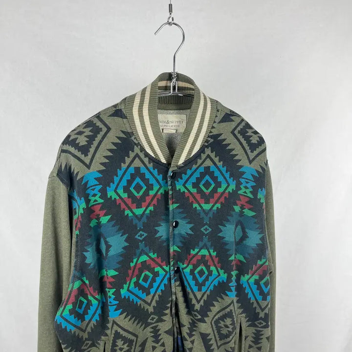 [BUNJANG] Aztec Pattern Sweat Cardigan / Denim&Supply (Ralph Lauren)아즈텍 패턴 스웻 가디건