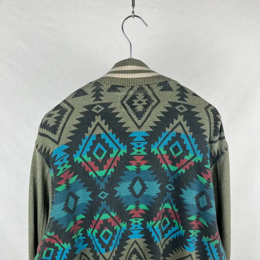 [BUNJANG] Aztec Pattern Sweat Cardigan / Denim&Supply (Ralph Lauren)아즈텍 패턴 스웻 가디건