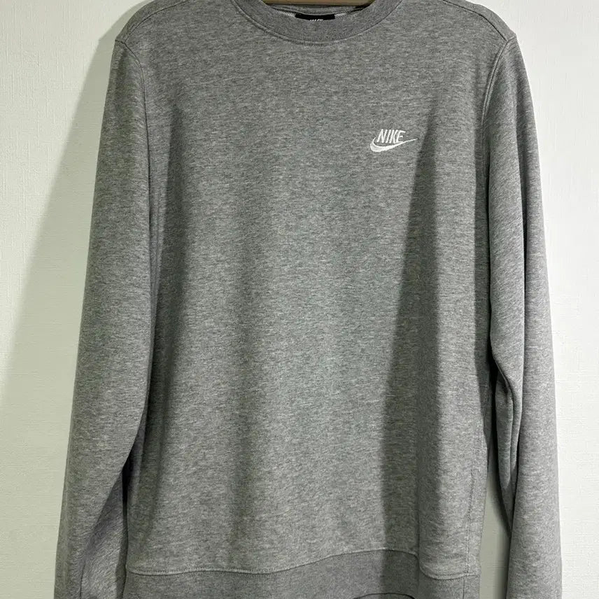 [BUNJANG] Nike Swoosh Sweatshirt (Gray, S) / 나이키 스우시 맨투맨 회색 S