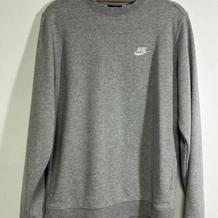 [BUNJANG] Nike Swoosh Sweatshirt (Gray, S) / 나이키 스우시 맨투맨 회색 S