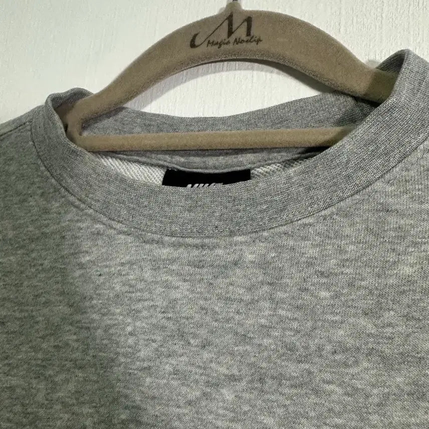 [BUNJANG] Nike Swoosh Sweatshirt (Gray, S) / 나이키 스우시 맨투맨 회색 S