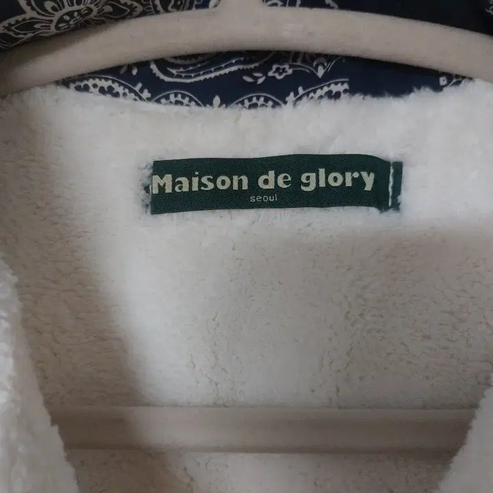 [BUNJANG] Maison de glory Flower Pattern Blouson Jacket / Maison de glory 플라워 패턴 블루종 자켓