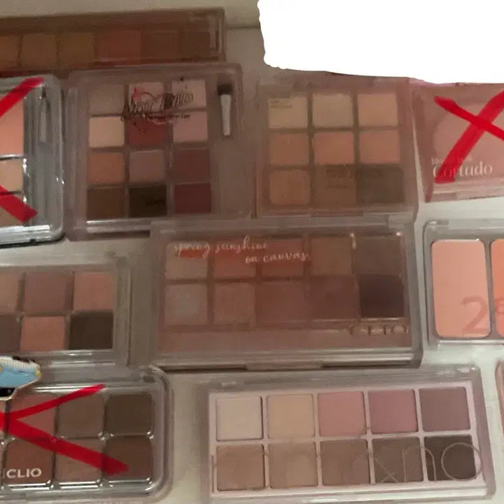 [BUNJANG] Cosmetics Palette, Tint, and Blush for Exchange / 화장품 교환 교신 판매 봄웜 여쿨 웜톤 쿨톤 팔레트 틴트 블러셔 색조