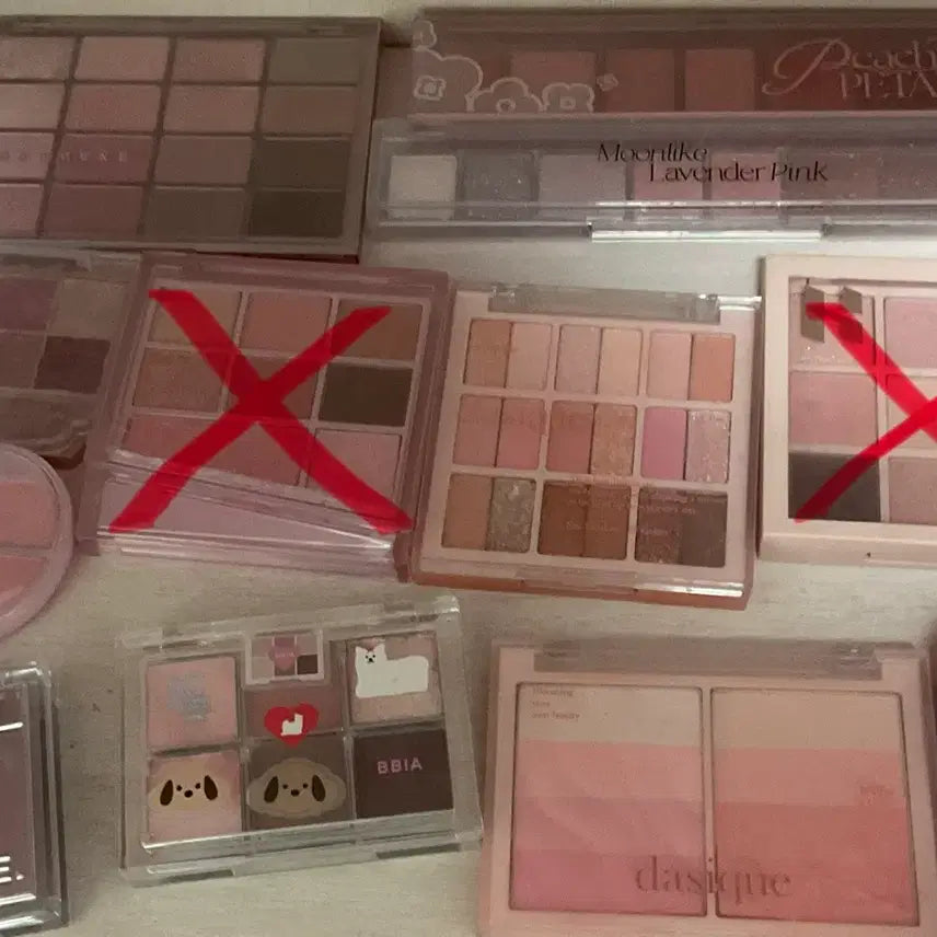 [BUNJANG] Cosmetics Palette, Tint, and Blush for Exchange / 화장품 교환 교신 판매 봄웜 여쿨 웜톤 쿨톤 팔레트 틴트 블러셔 색조