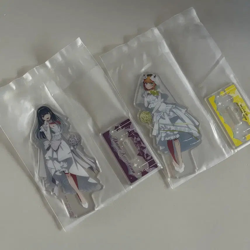 [BUNJANG] Oshi no Ko Akane &amp; Memcho Acrylic Stand Bundle / 최애의아이 꿈의 꽃다발 제일복권 G상 아크릴스탠드 아카네, 멤쵸 일괄