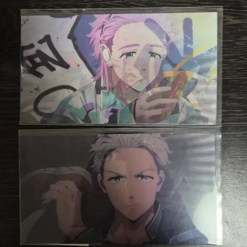 [BUNJANG] Wind Breaker Umeiya &amp; Kiryu Lenticular Wide Postcard Bundle Set / 윈브레 팝퍼블 렌티큘러 와이드 엽서 일괄 윈드브레이커 우메이야 키류