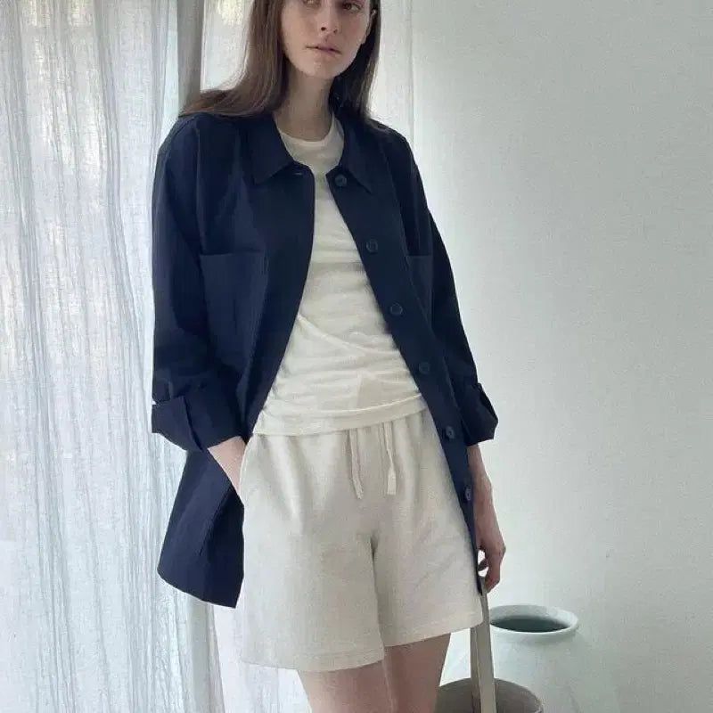 [BUNJANG] One More Thing Paul Work Jacket White / 원모어띵 폴 워크 자켓 화이트 새상품 알투더블유 샵엠