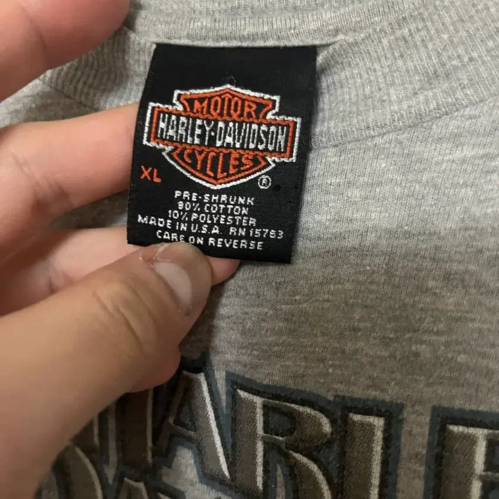 [BUNJANG] Harley Davidson Flame Long Sleeve / 할리데이비슨 플레임 롱슬리브