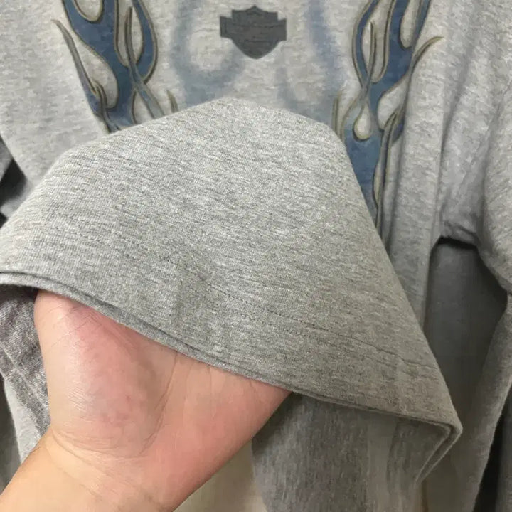 [BUNJANG] Harley Davidson Flame Long Sleeve / 할리데이비슨 플레임 롱슬리브