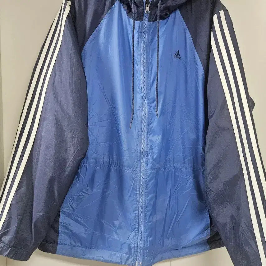[BUNJANG] Adidas Vintage Reversible Hooded Jacket (L) / 아디다스 빈티지 리버시블 양면 후드 자켓 (L사이즈)