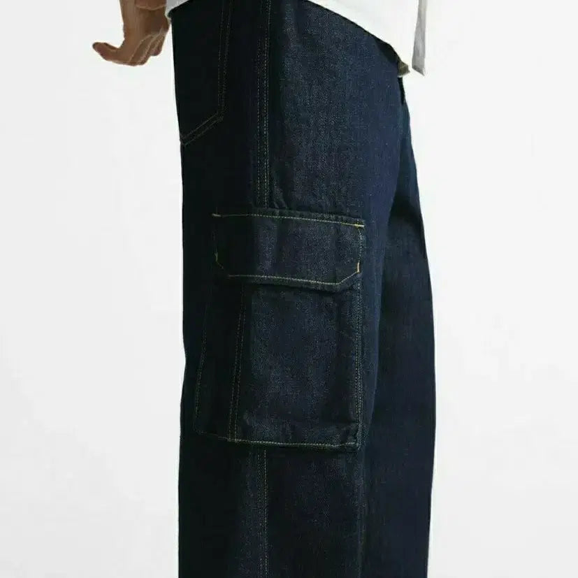 [SOLD OUT] 자라 와이드 카고 데님 팬츠 30