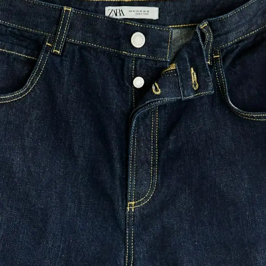 [SOLD OUT] 자라 와이드 카고 데님 팬츠 30