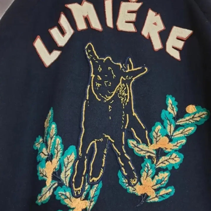 [BUNJANG] DEW E L Embroidered Knit Long Cardigan / 듀엘 사슴자수 니트 롱가디건