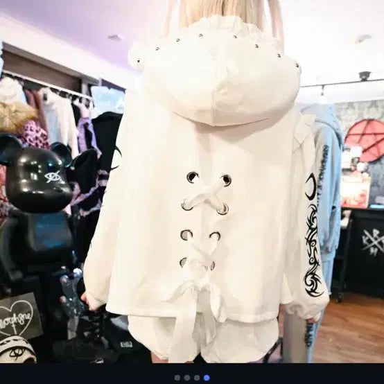 [SOLD OUT] 중성계 지뢰계 양산형 펑크 kry clothing 후드 집업