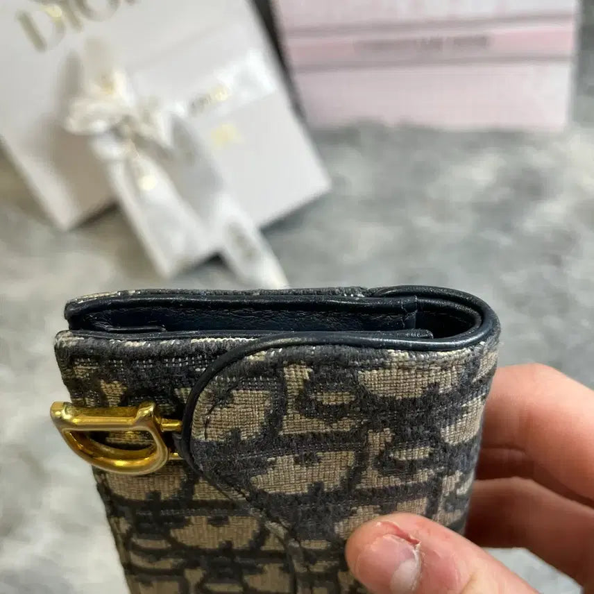 [BUNJANG] Dior Oblique Saddle Card Wallet / [OS] 디올 오블리크 새들 카드지갑